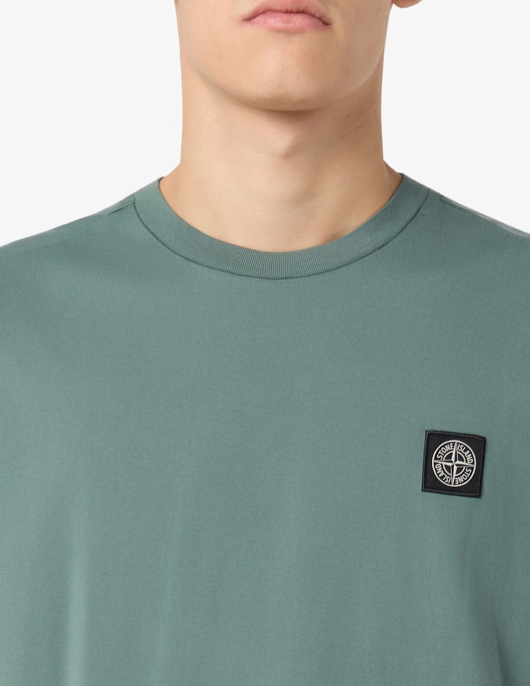 Stone Island T-shirt slim in jersey di cotone - immagine 4 Stone Island T-shirt slim in jersey di cotone - immagine 4