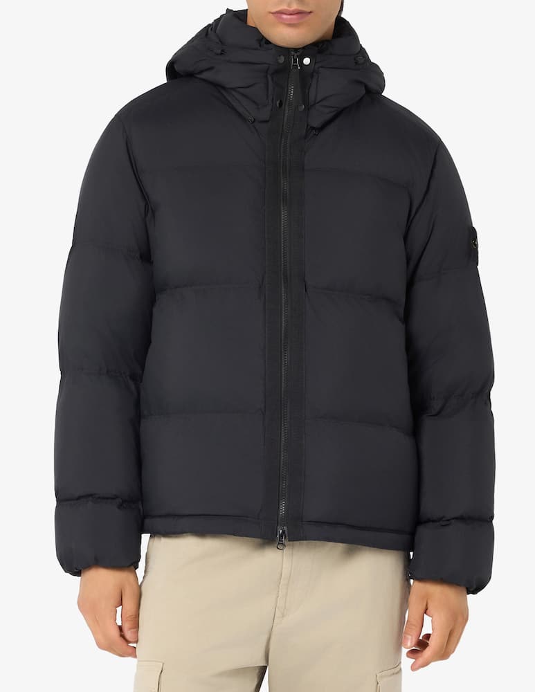 rinascente Stone Island Hooded ripstop Cordura jacket