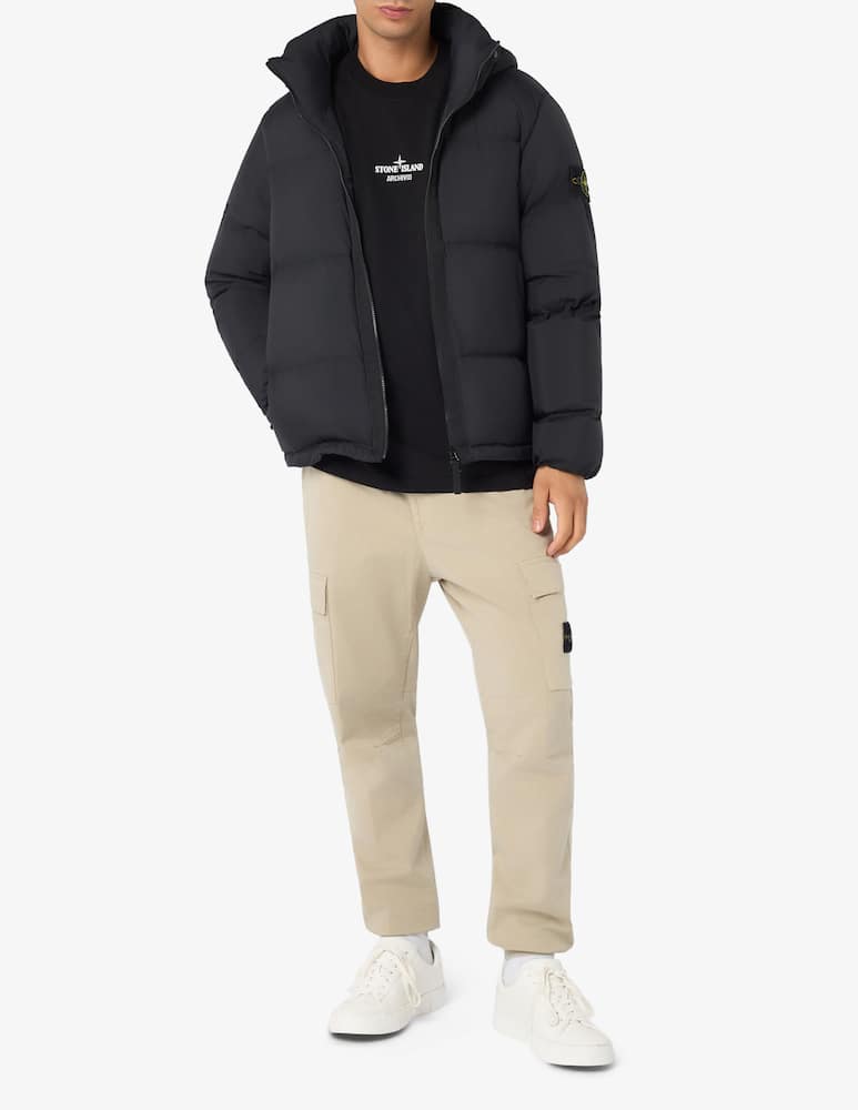 rinascente Stone Island Hooded ripstop Cordura jacket