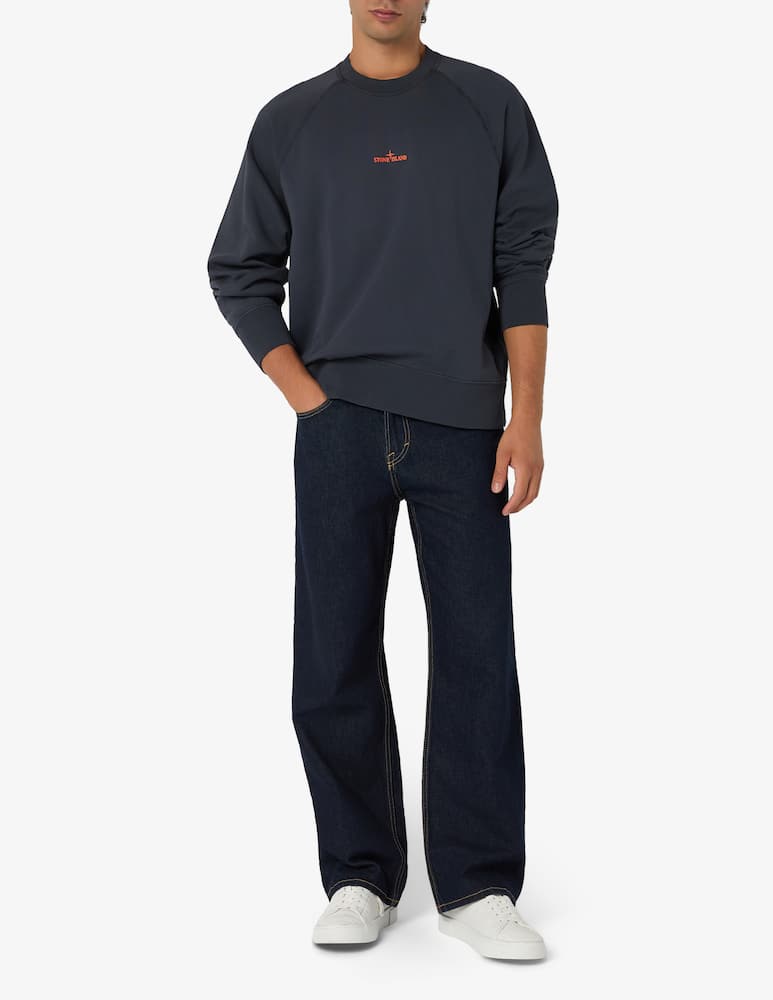 Stone Island Organic cotton fleece sweatshirt - picture 2