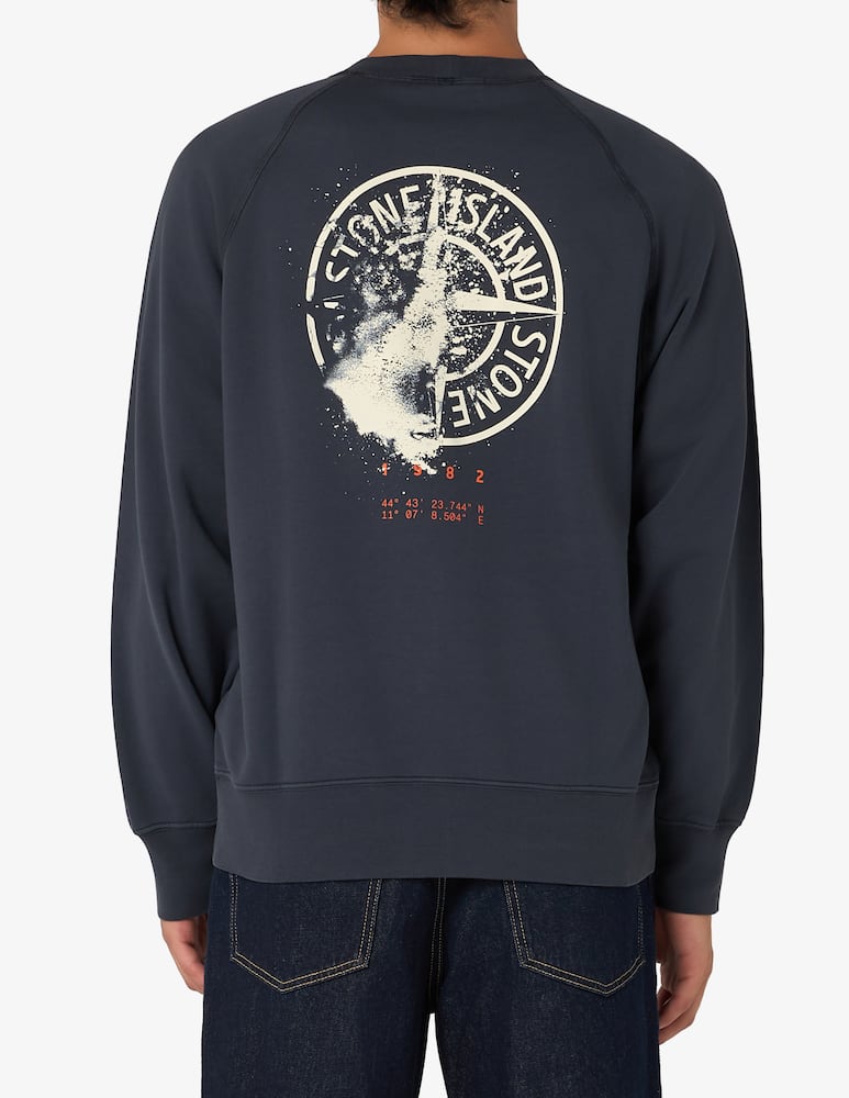 rinascente Stone Island Organic cotton fleece sweatshirt