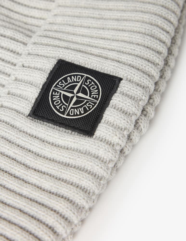 rinascente Stone Island Berretto a coste in lana