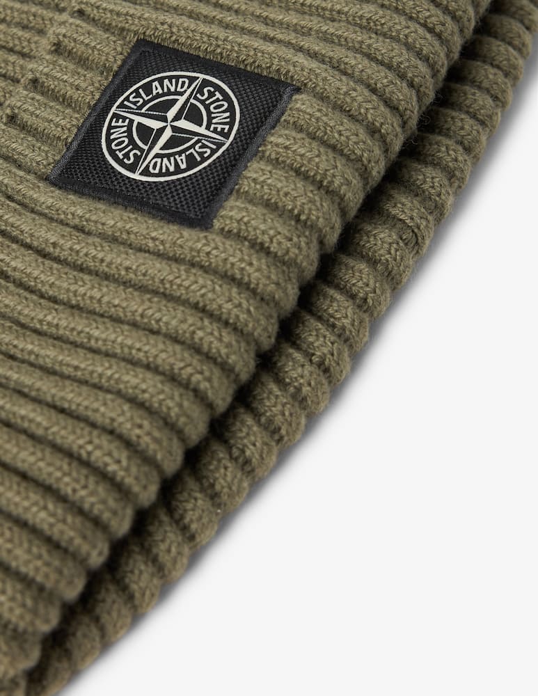 rinascente Stone Island Berretto a coste in lana Stone Island