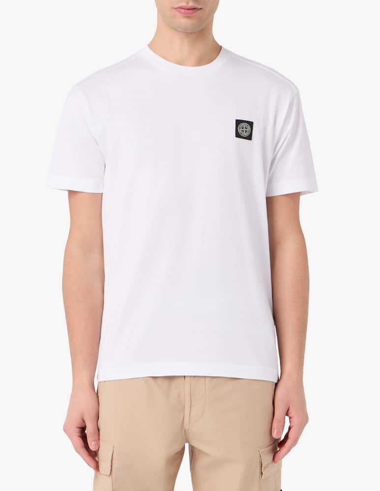 Stone Island T-shirt basic con logo - immagine 1 Stone Island T-shirt basic con logo - immagine 1