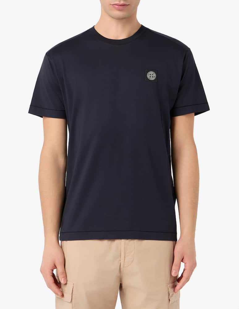 Stone Island T-shirt basic con logo - immagine 1 Stone Island T-shirt basic con logo - immagine 1