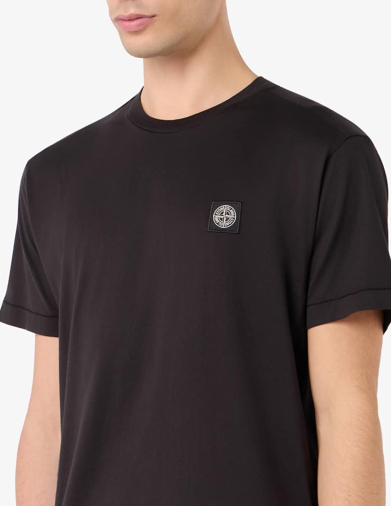 Stone Island T-shirt basic con logo - immagine 4 Stone Island T-shirt basic con logo - immagine 4