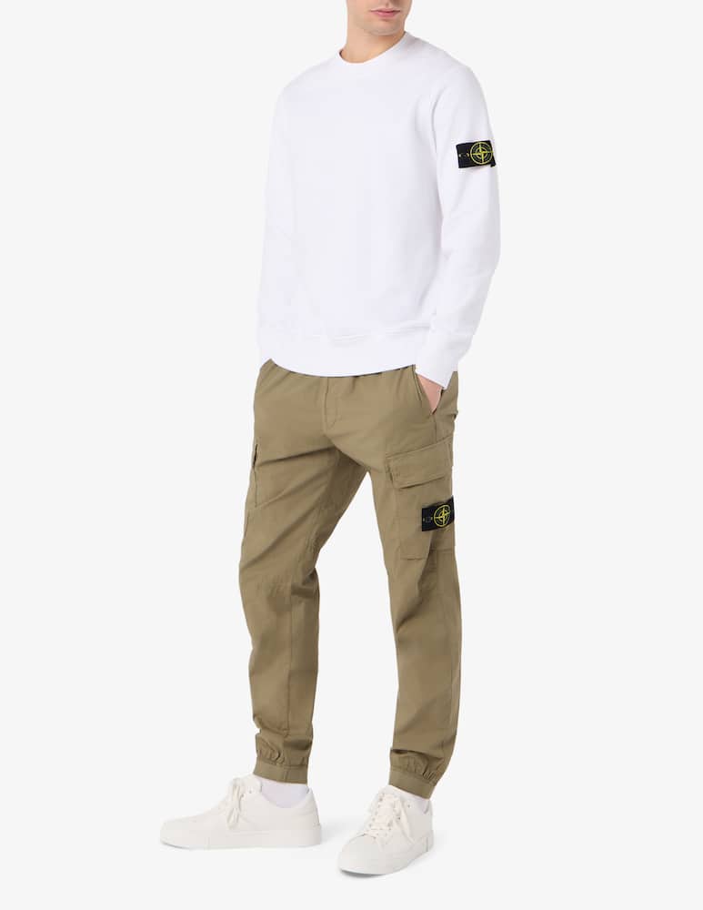 Stone Island Felpa basic in cotone biologico - immagine 2 Stone Island Felpa basic in cotone biologico - immagine 2
