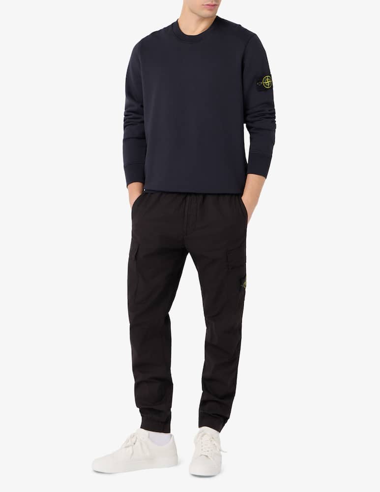 rinascente Stone Island Felpa girocollo basic in cotone organico