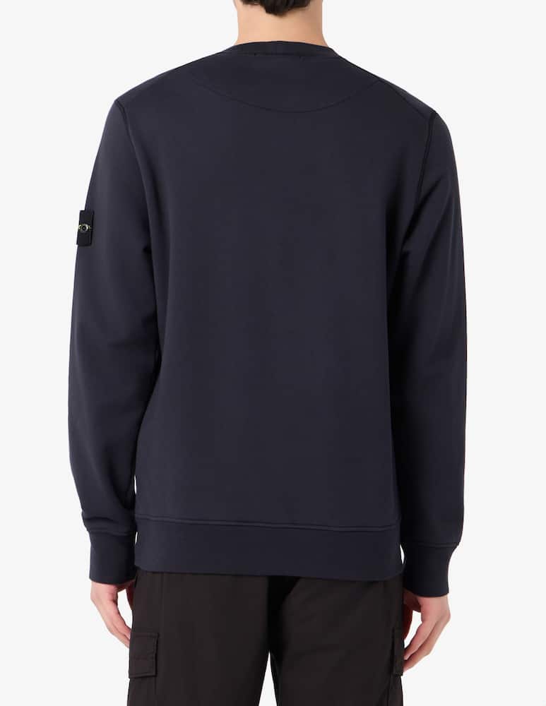 rinascente Stone Island Felpa girocollo basic in cotone organico