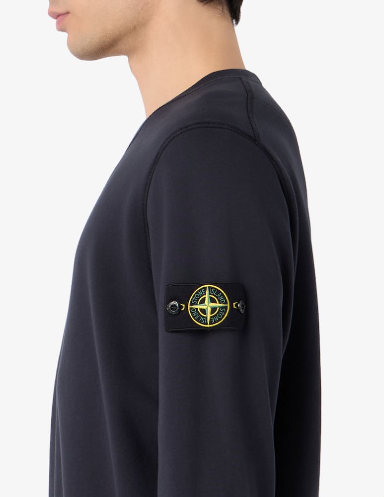 rinascente Stone Island Felpa girocollo basic in cotone organico