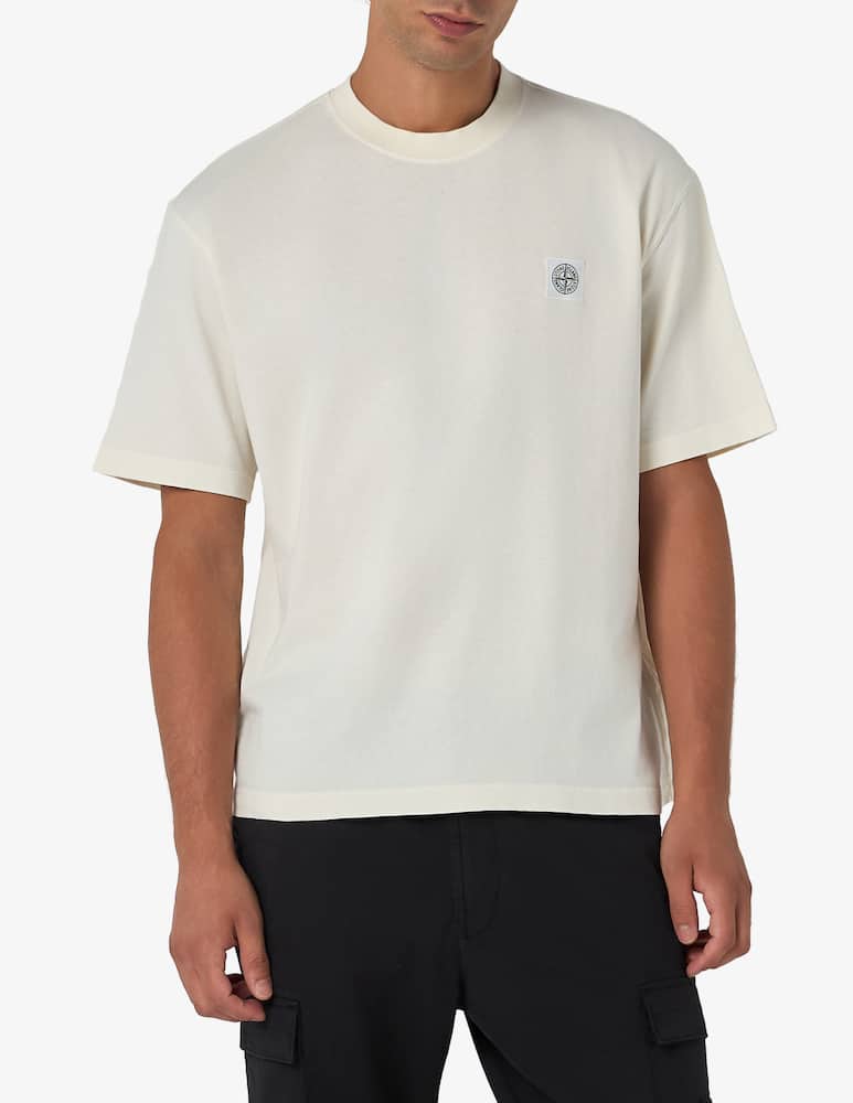 rinascente Stone Island Organic cotton jersey t-shirt