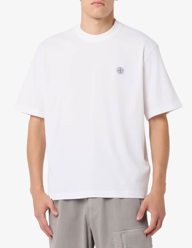 Stone Island T-shirt in jersey di cotone organico - immagine 1 Stone Island T-shirt in jersey di cotone organico - immagine 1
