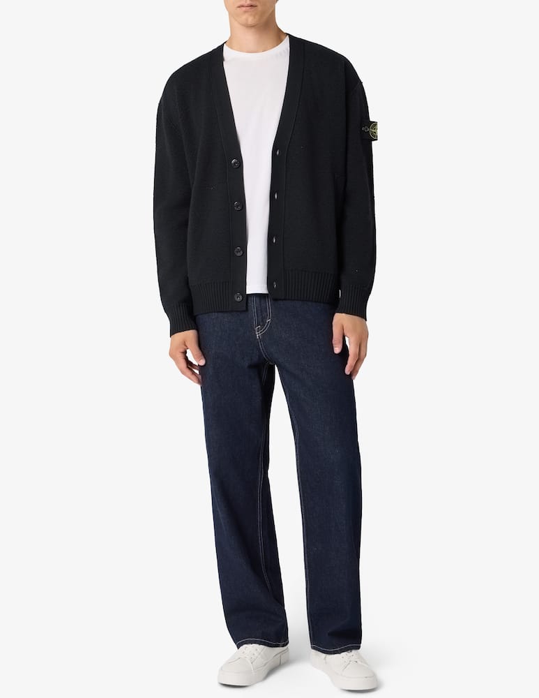 Stone Island Cardigan in pura lana - immagine 2 Stone Island Cardigan in pura lana - immagine 2