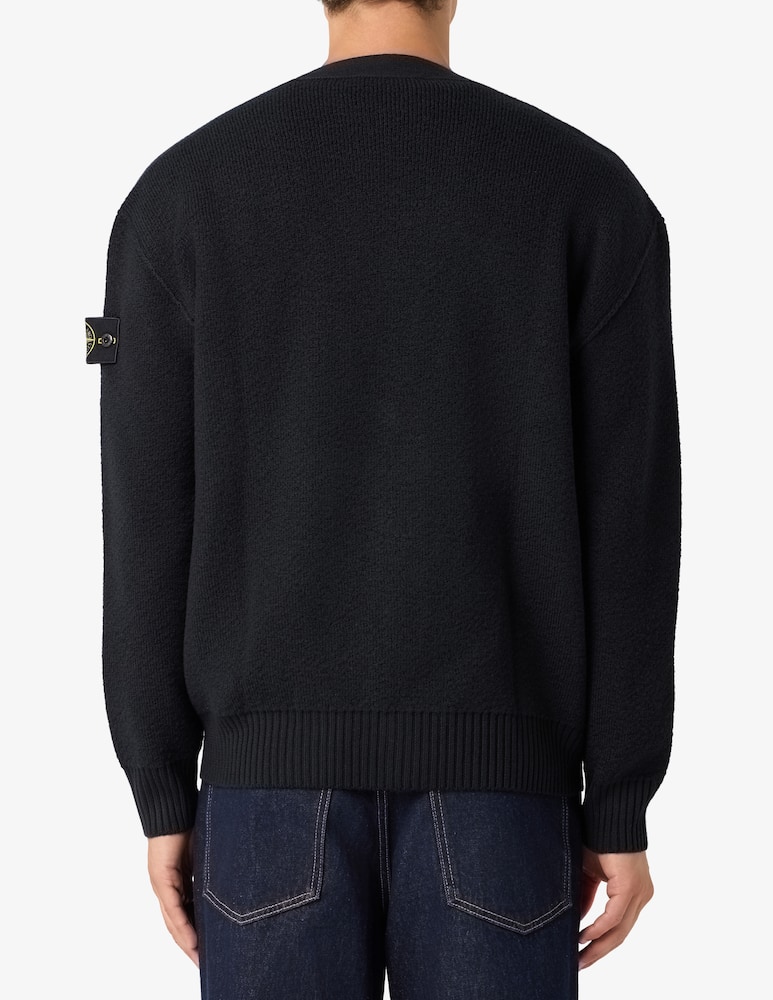 Stone Island Cardigan in pura lana - immagine 3 Stone Island Cardigan in pura lana - immagine 3