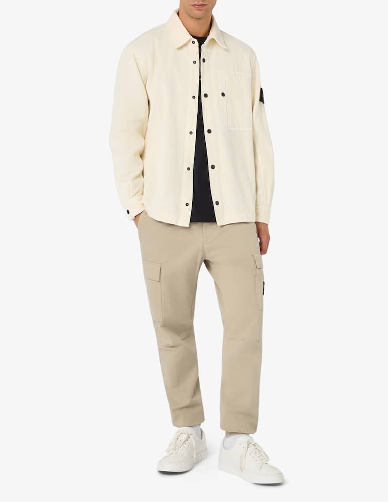 rinascente Stone Island Camicia in velluto di cotone bio