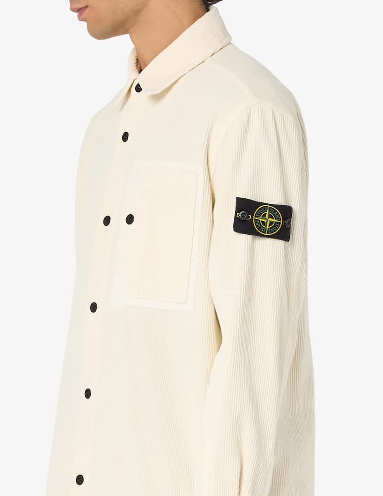 rinascente Stone Island Camicia in velluto di cotone bio