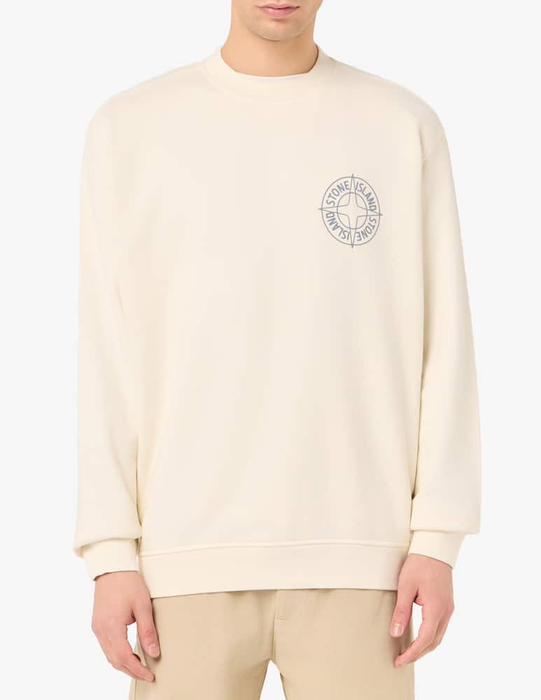 Stone Island Felpa Malfile con logo - immagine 1 Stone Island Felpa Malfile con logo - immagine 1