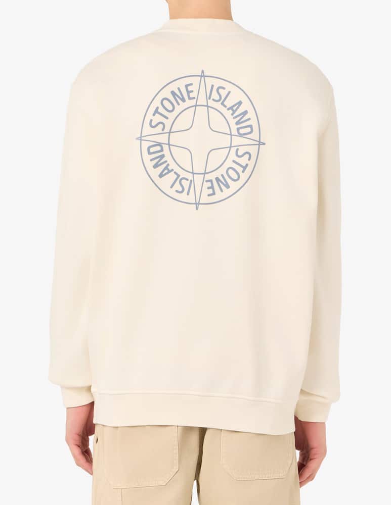 rinascente Stone Island Felpa Malfile con logo 
