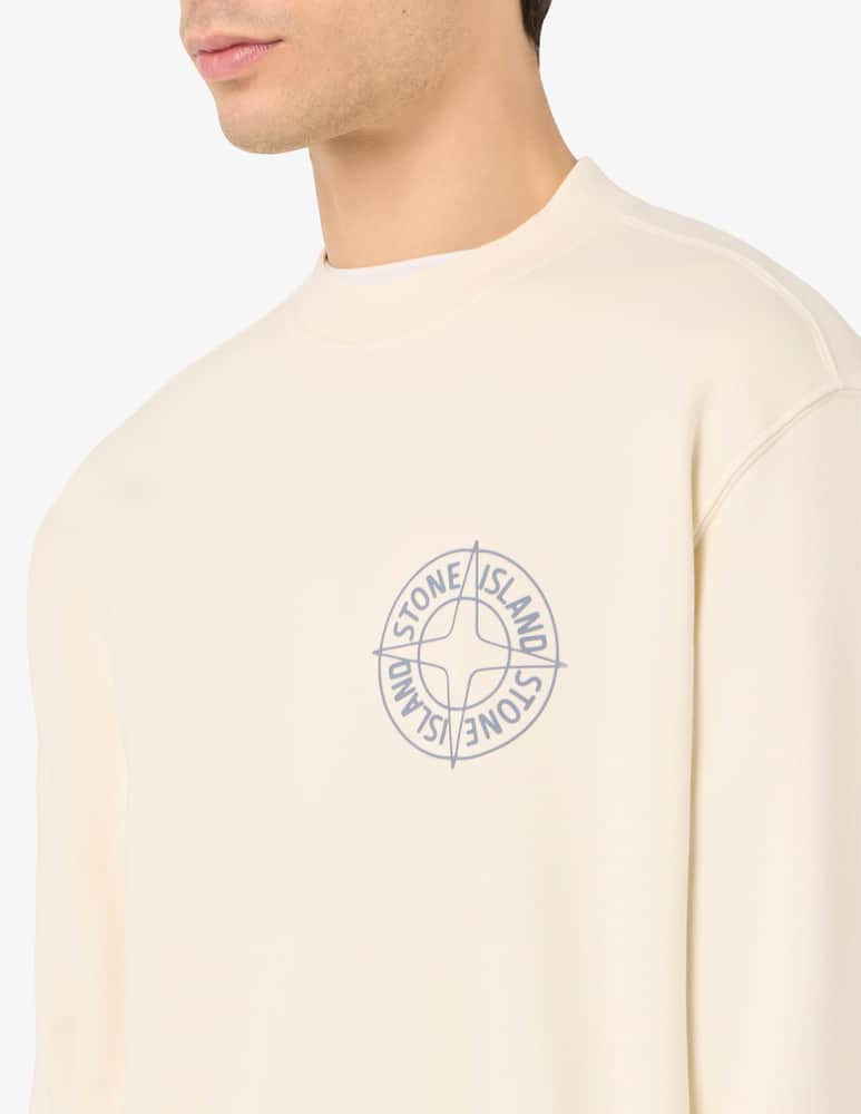 rinascente Stone Island Felpa Malfile con logo 