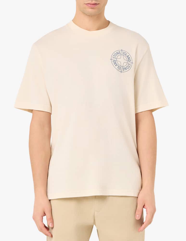 rinascente Stone Island Logo front back t-shirt