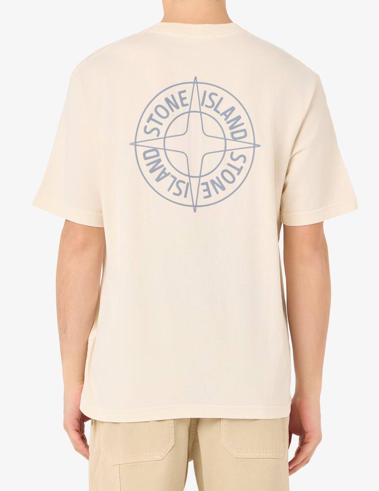 rinascente Stone Island Logo front back t-shirt