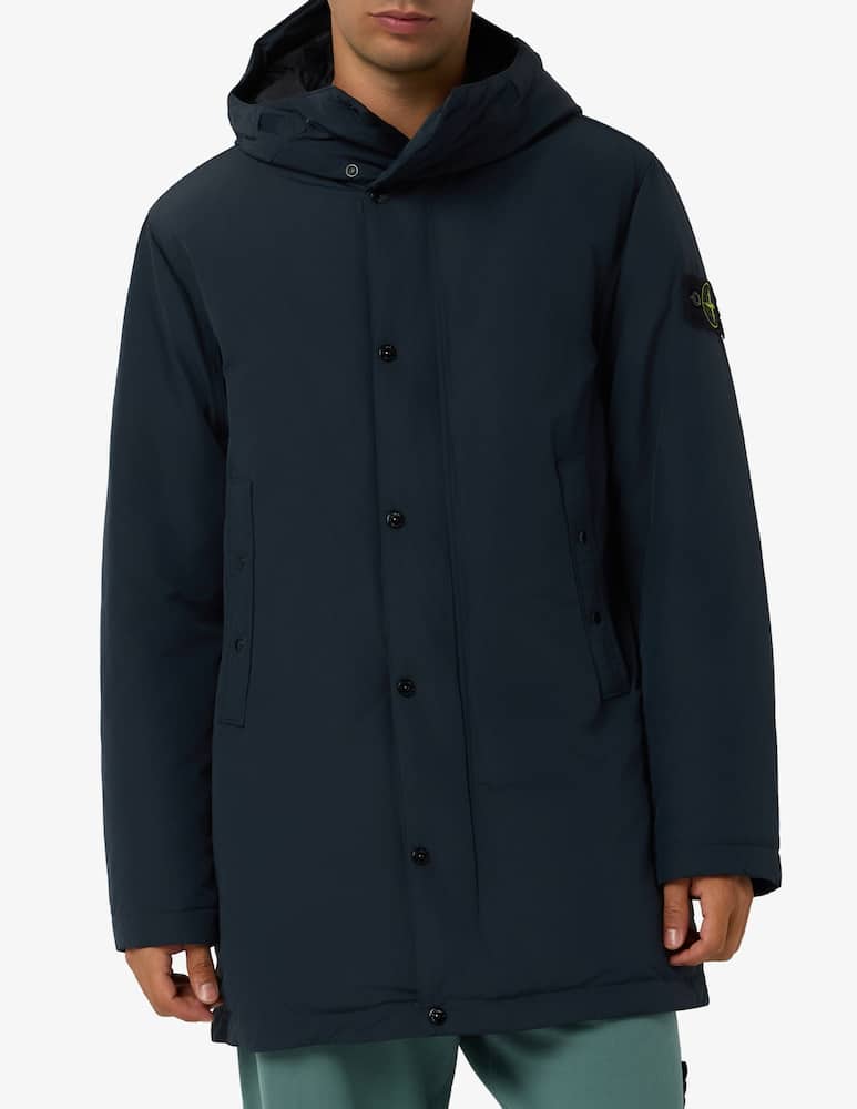 Stone Island Parka lungo micro twill - immagine 1 Stone Island Parka lungo micro twill - immagine 1