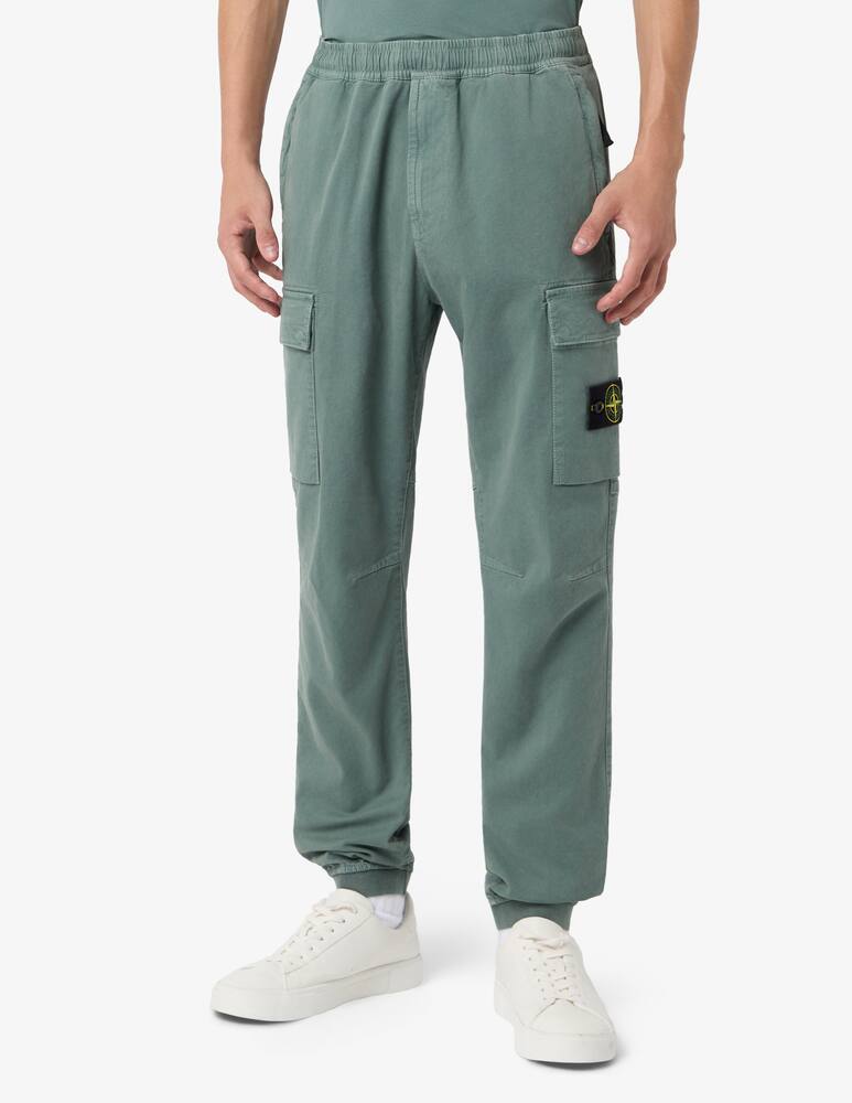 rinascente Stone Island Pantaloni stretch in cotone organico