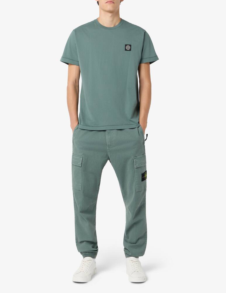 rinascente Stone Island Pantaloni stretch in cotone organico
