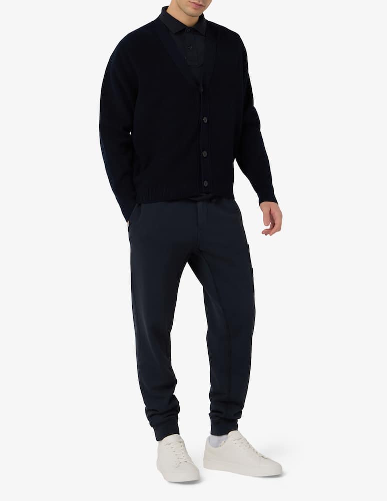 rinascente Stone Island Cardigan a coste in cotone organico