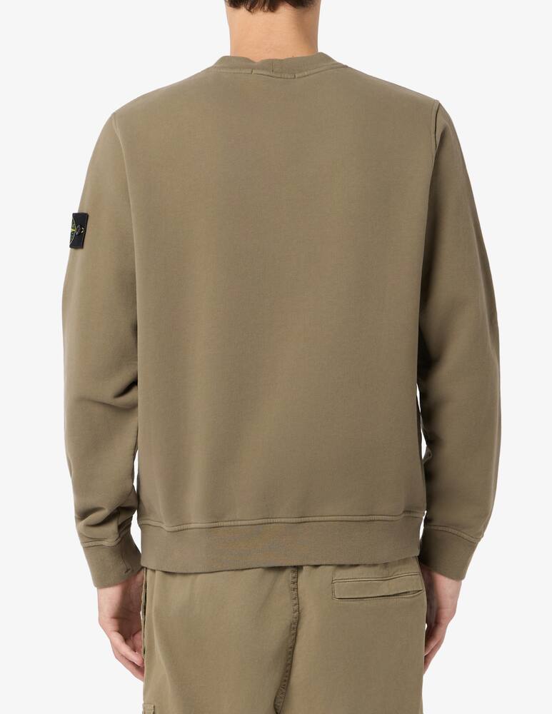 rinascente Stone Island Felpa girocollo in cotone organico