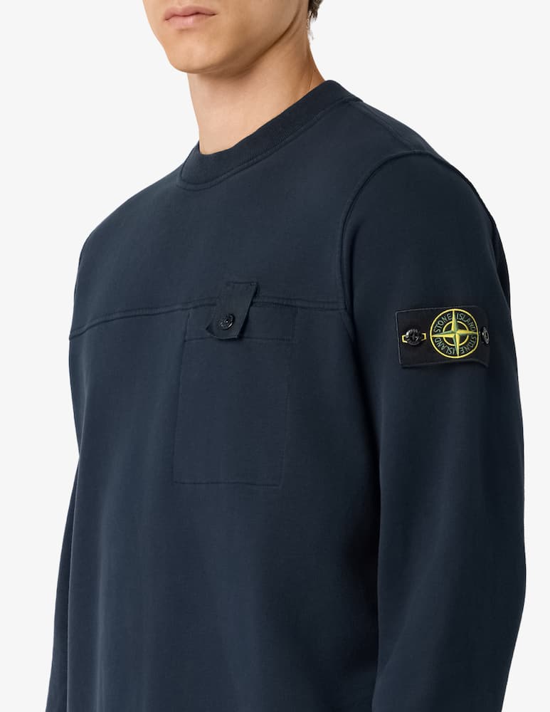 rinascente Stone Island Organic cotton fleece sweatshirt