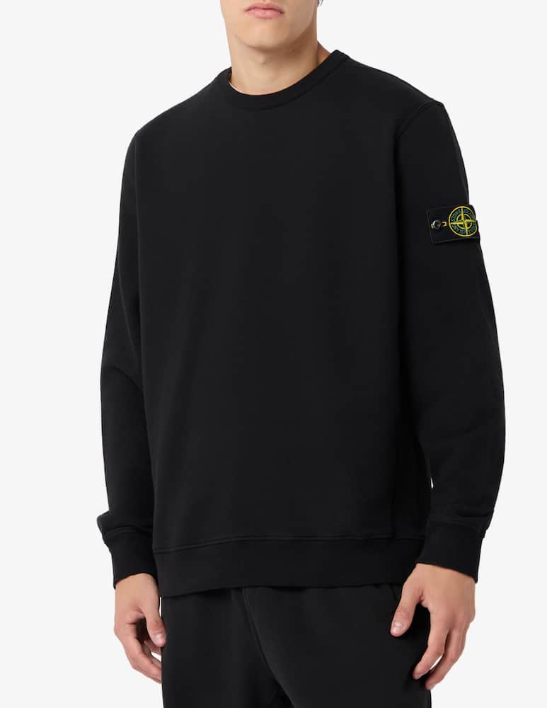 rinascente Stone Island Felpa girocollo in cotone organico pesante