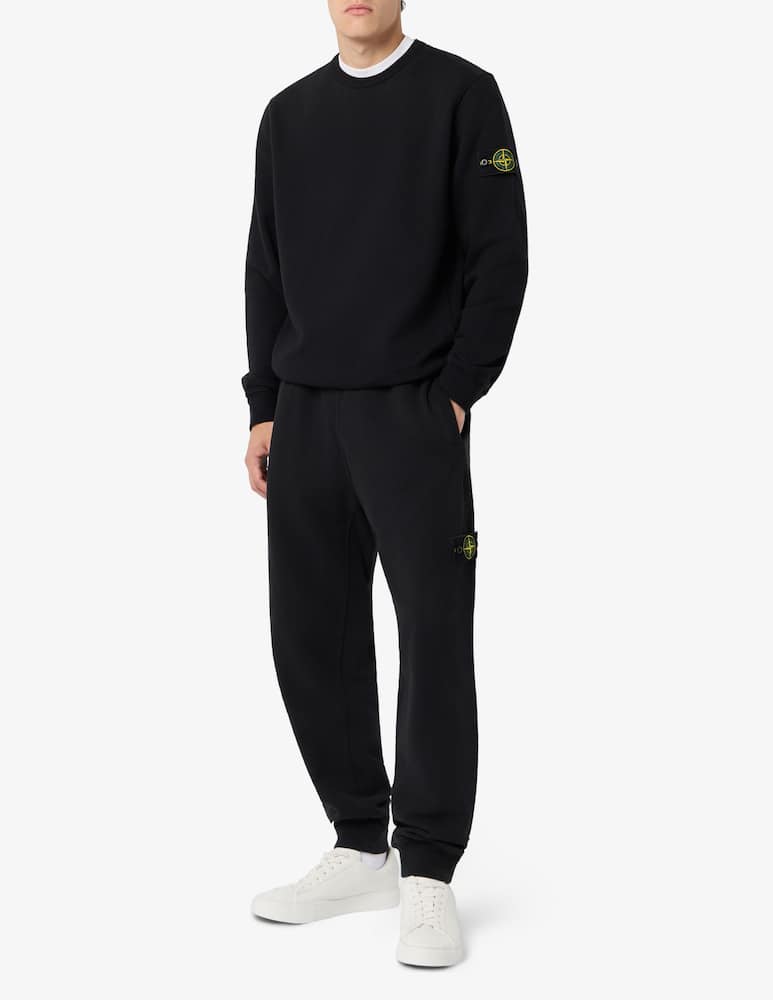 rinascente Stone Island Felpa girocollo in cotone organico pesante