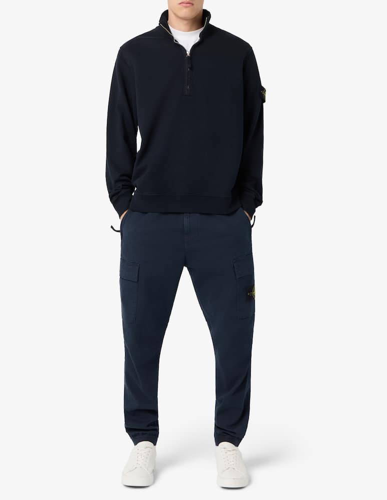 Stone Island Half-zip cotton fleece jumper - picture 2 Stone Island Half-zip cotton fleece jumper - picture 2