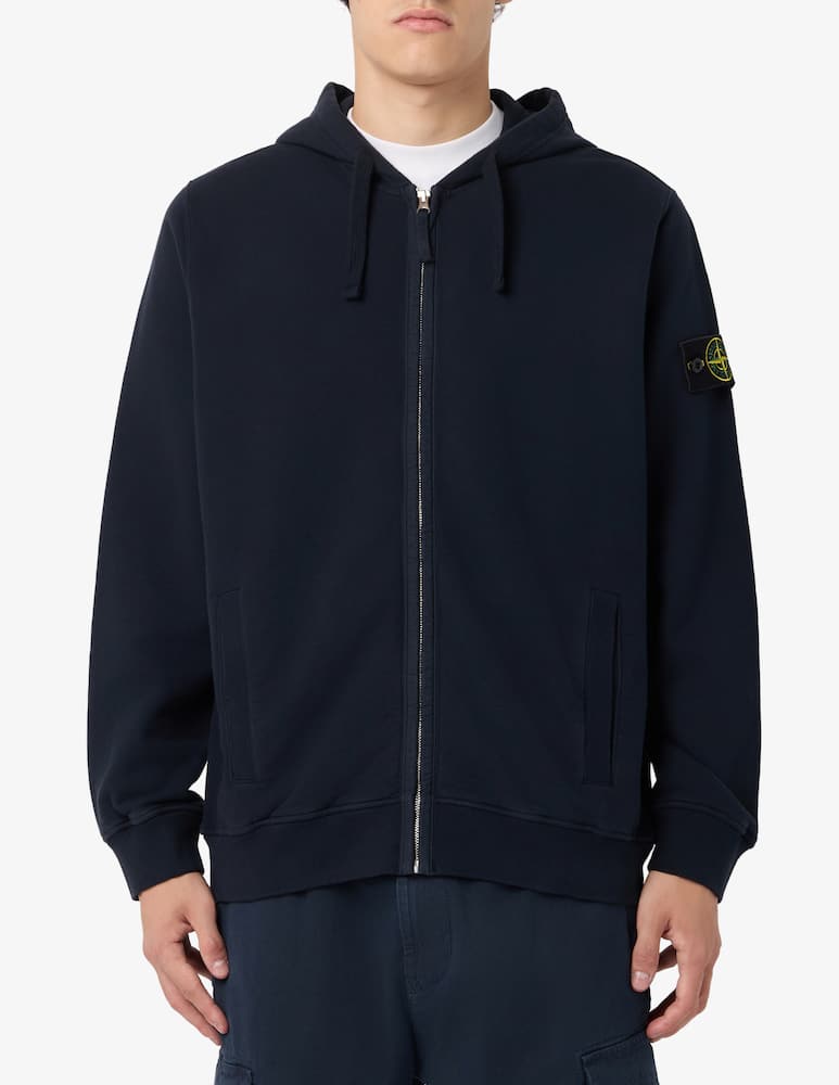 Stone Island Felpa con cappuccio e zip - immagine 1 Stone Island Felpa con cappuccio e zip - immagine 1