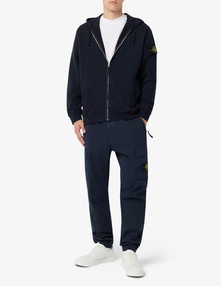 Stone Island Felpa con cappuccio e zip - immagine 2 Stone Island Felpa con cappuccio e zip - immagine 2