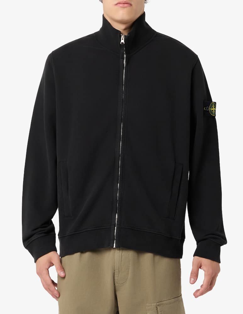 Stone Island Zip-up cotton fleece cardigan - picture 1 Stone Island Zip-up cotton fleece cardigan - picture 1