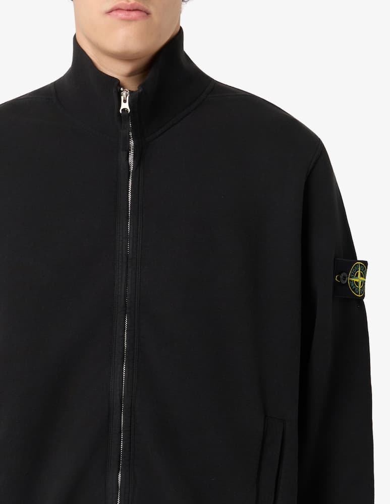 Stone Island Zip-up cotton fleece cardigan - picture 4 Stone Island Zip-up cotton fleece cardigan - picture 4