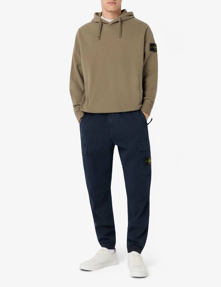 rinascente Stone Island Hooded organic cotton sweatshirt