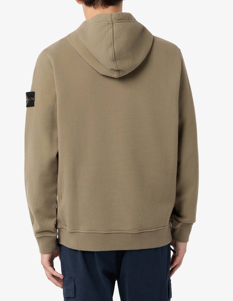 rinascente Stone Island Hooded organic cotton sweatshirt