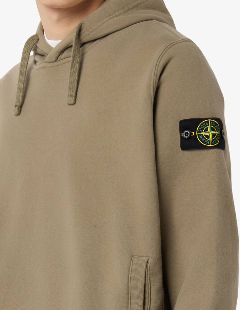 rinascente Stone Island Hooded organic cotton sweatshirt
