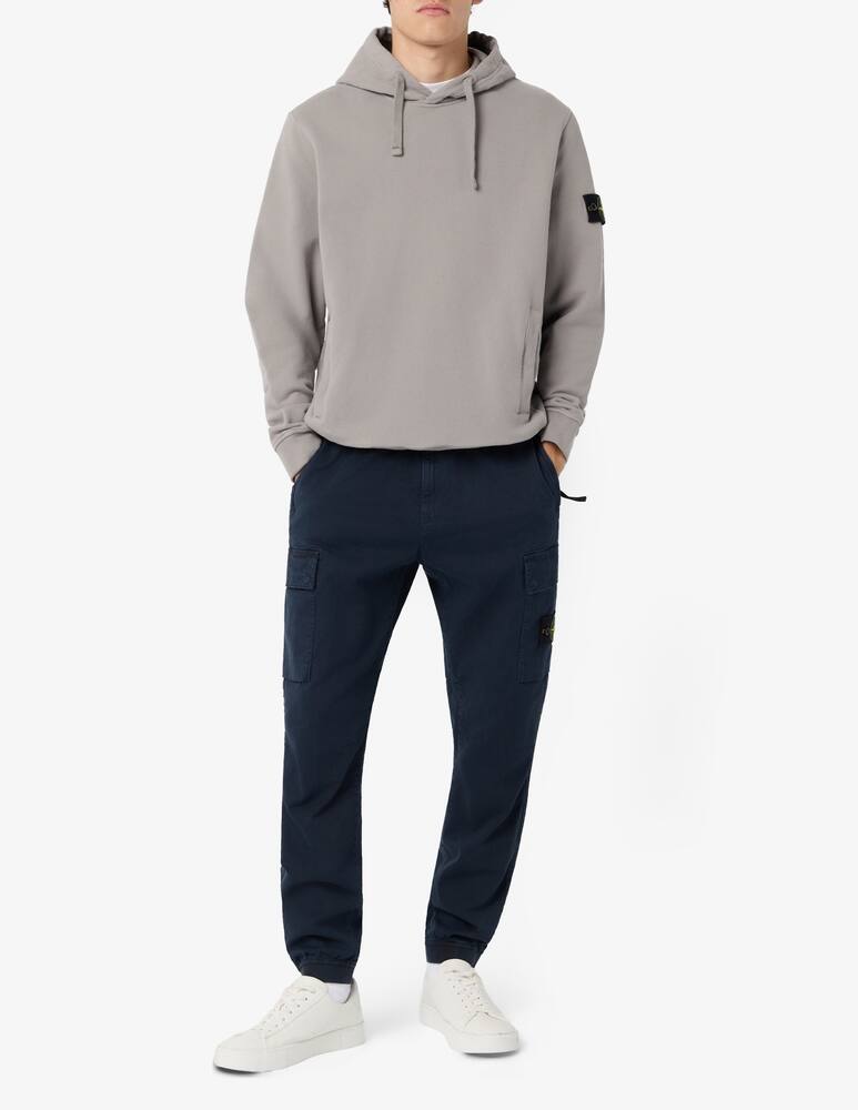 rinascente Stone Island Felpa con cappuccio in cotone organico