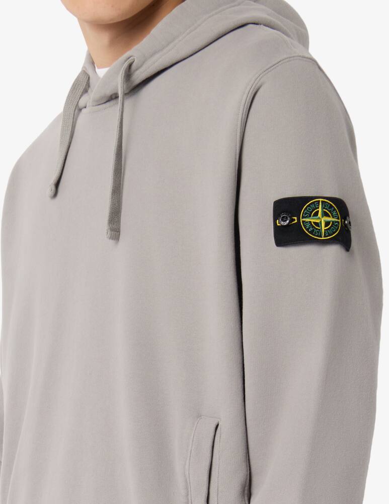 rinascente Stone Island Felpa con cappuccio in cotone organico