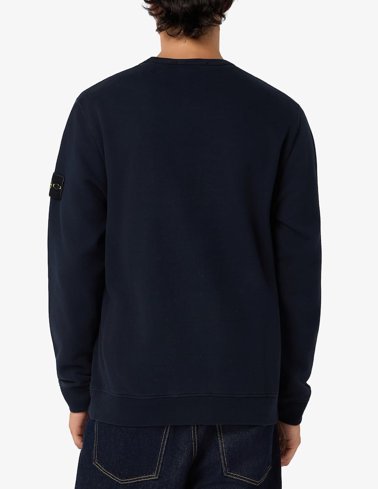 Stone Island Felpa girocollo in cotone organico pesante - immagine 3 Stone Island Felpa girocollo in cotone organico pesante - immagine 3