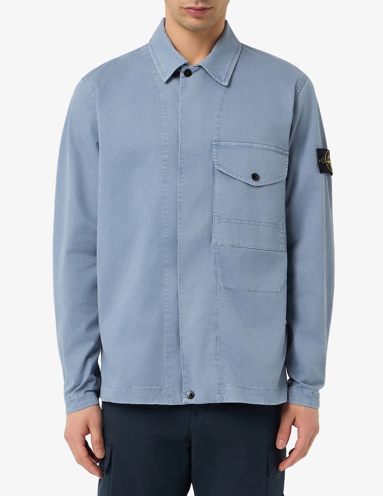 Stone Island Overshirt con tasche frontali - immagine 1
