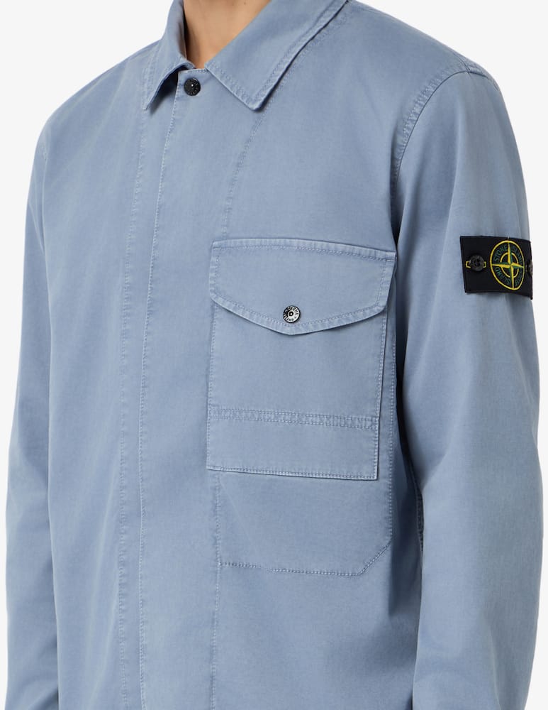 Stone Island Overshirt con tasche frontali - immagine 3