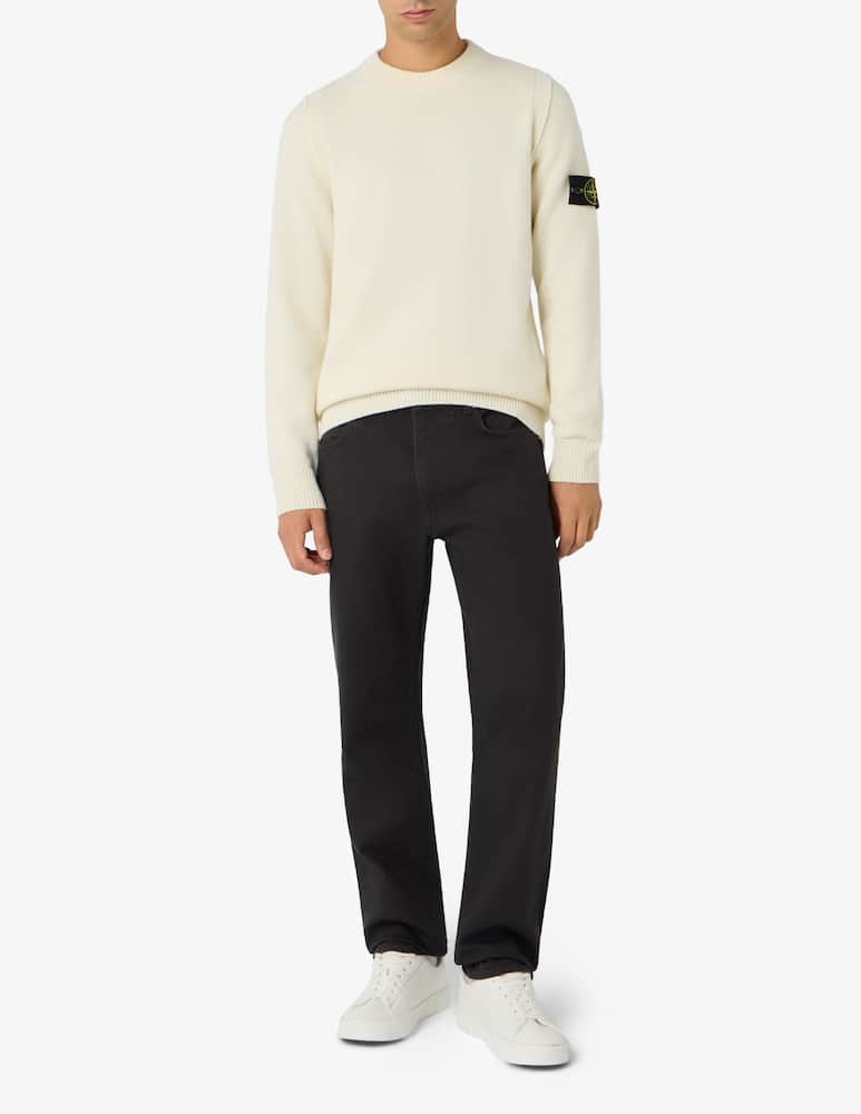 Stone Island Maglia girocollo in lana d'agnello - immagine 2 Stone Island Maglia girocollo in lana d'agnello - immagine 2