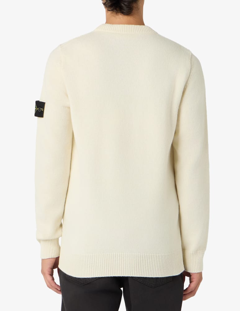Stone Island Maglia girocollo in lana d'agnello - immagine 3 Stone Island Maglia girocollo in lana d'agnello - immagine 3