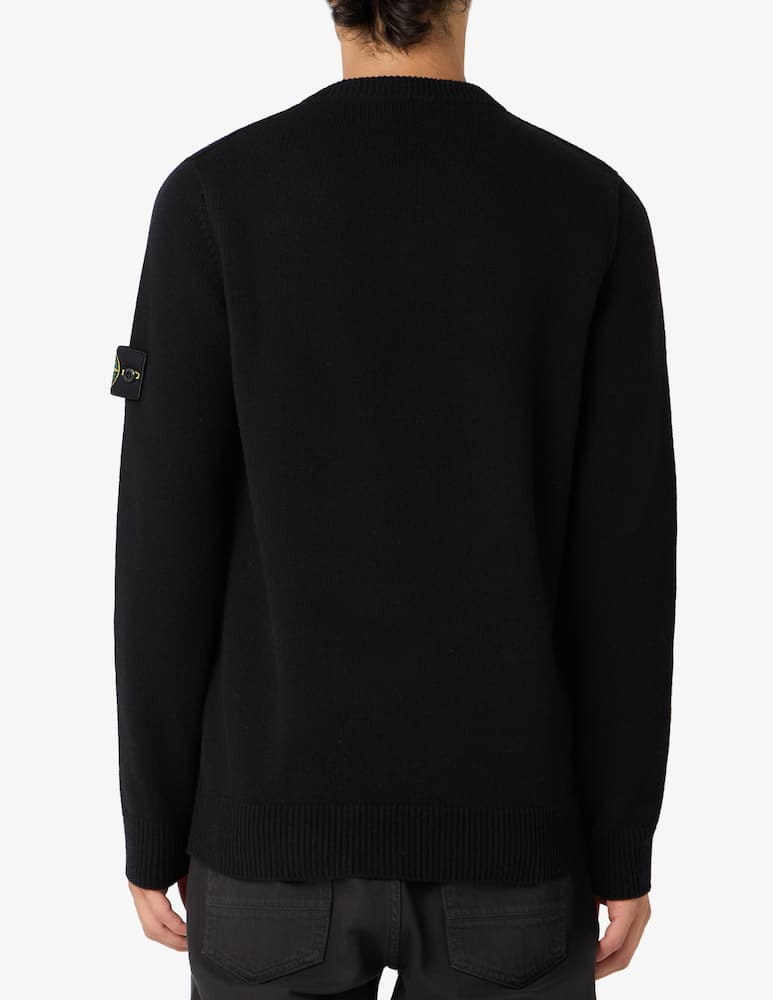 Stone Island Maglia girocollo in lana d'agnello - immagine 3 Stone Island Maglia girocollo in lana d'agnello - immagine 3