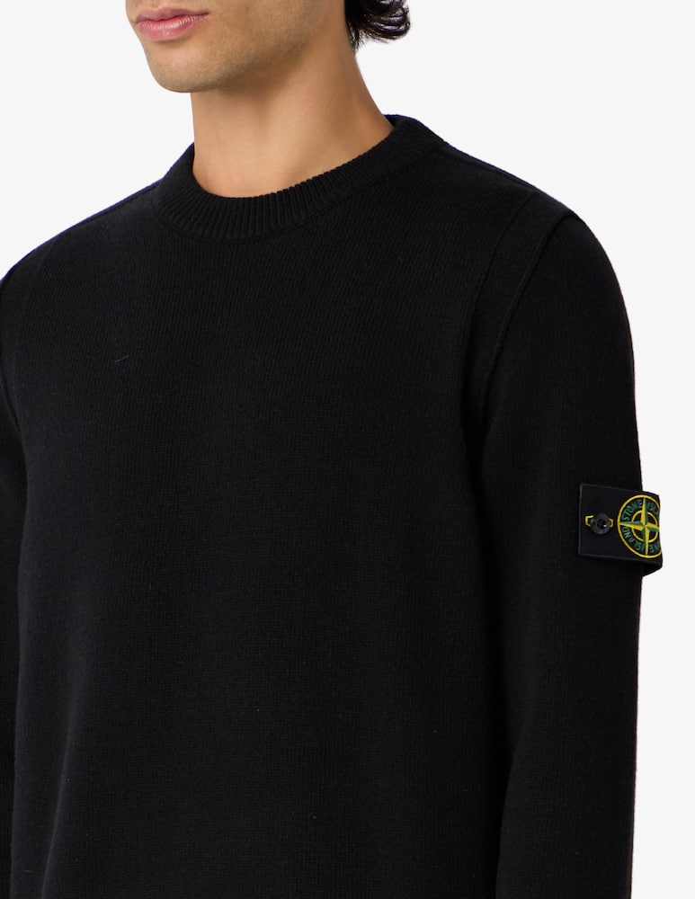 Stone Island Maglia girocollo in lana d'agnello - immagine 4 Stone Island Maglia girocollo in lana d'agnello - immagine 4